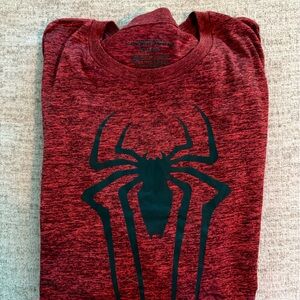 Spider man logo long sleeved tee shirt XXL